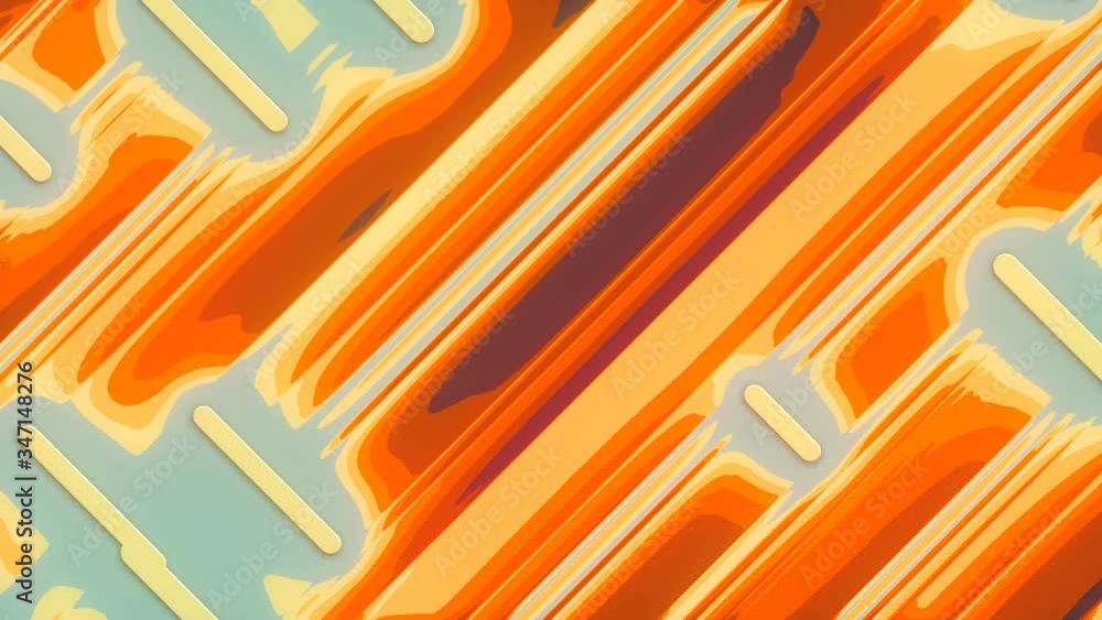 Poster line art video footage for design your web page. 3d render loop animation 4k uhd