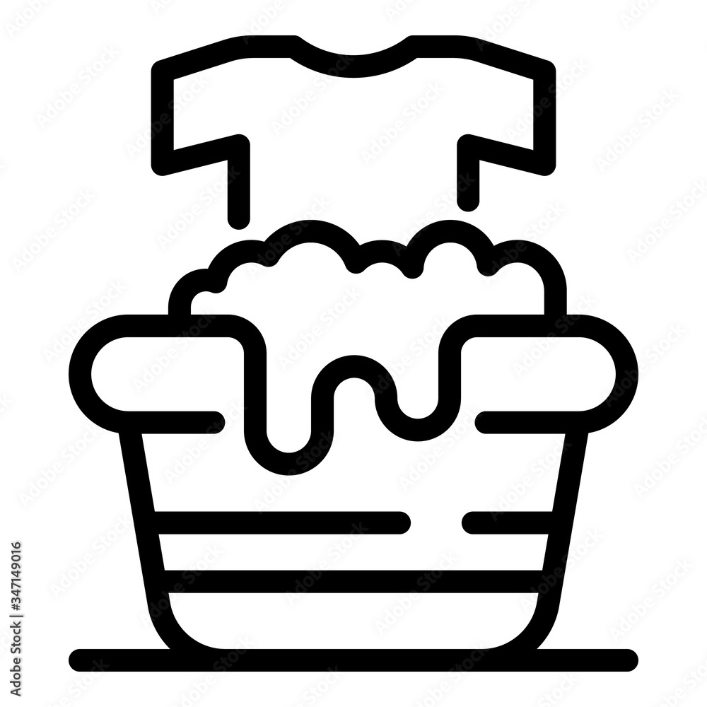 Poster handwash icon. outline handwash vector icon for web design isolated on white background