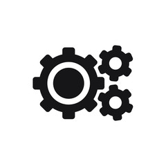 Processing icon gear vector