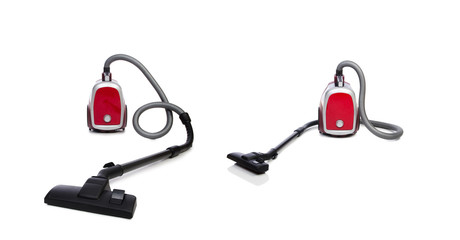 Vacuum cleaner isolated on the white background