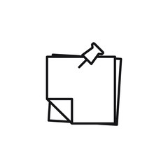 Sticky note icon
