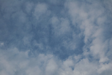 blue sky with clouds