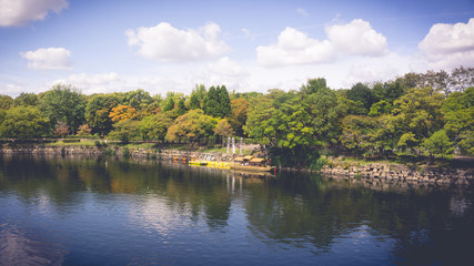 Fototapeta na wymiar Scenic View Of Lake By Trees Against Sky