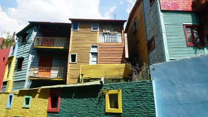 streets of La Boca, Buenos Aires.