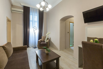 Interior of a hotel apartment