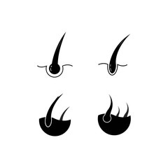 Hair treatment logo vector