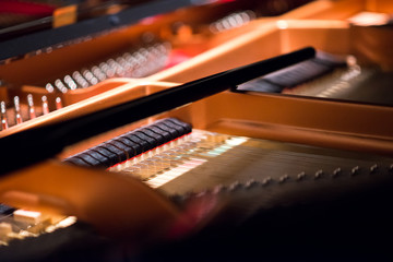 Abstract of piano string © lmanju