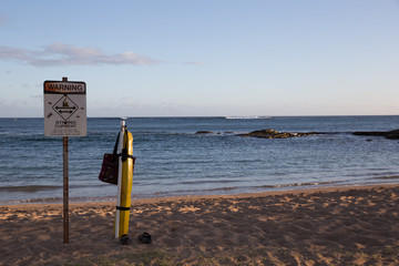 lifeguard stand on the beach