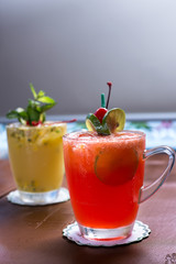 Fresh red cocktail
