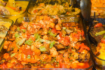 Fresh Food Buffet Brunch Catering Dining Eating Party Sharing Concept