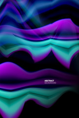 Liquid gradients abstract background, color wave pattern poster design for Wallpaper, Banner, Background, Card, Book Illustration, landing page