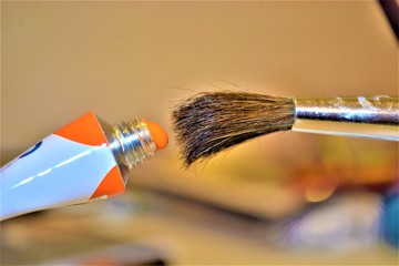 pennelli per pitturare quadri e disegni