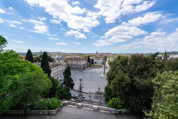 Fototapeta na wymiar Rome panoramic view
