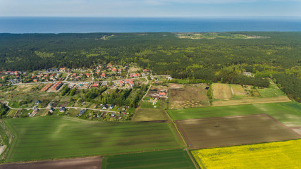 Sztutowo Mierzeja Wiślana Przekop z drona