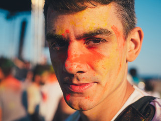 Portrait of man on Color Fest
