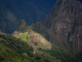 Fototapeta na wymiar Machu Picchu in the early morning