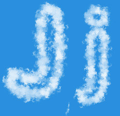 Cloud letters Clouds Clipart, Cloud alphabats png