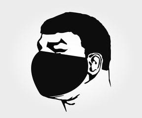 Infographic elements the signs and symptoms of the new corona virus.