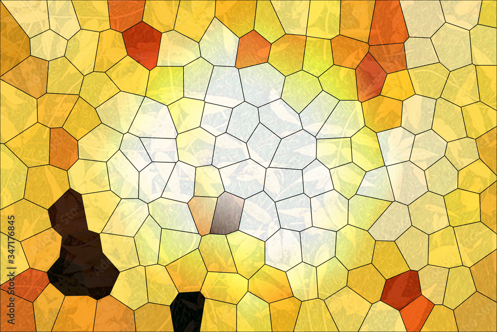 Poster mosaic abstract background and pattern design