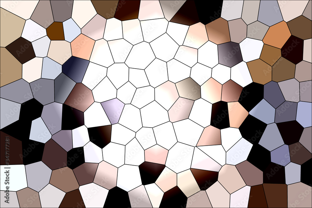 Poster mosaic abstract background and pattern design