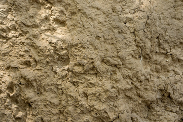 Clay natural cliff texture. Clay texture