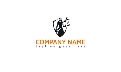 Lawyer, Attorney, Justice Creative Logo Design