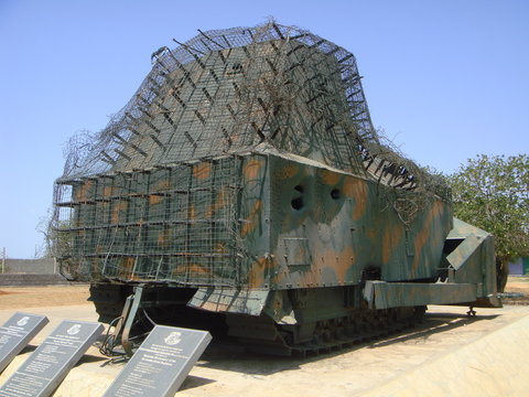 Armored Bulldozer Destroyed By Sri Lankan War Hero Gamini Kularatne PWV