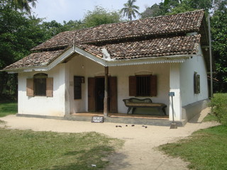 Fototapeta na wymiar Sri Lankan novelist Martin Wickramasinghe's house & folk museum