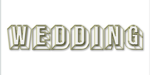 3d, Begriff, Wort, Heiraten