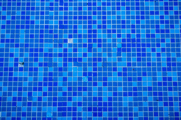 Blue pool ceramics background