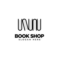 Book Shop Logo Design Template