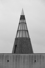 The outside of the Bundeskunsthalle art exhibition hall, Bonn, Germany