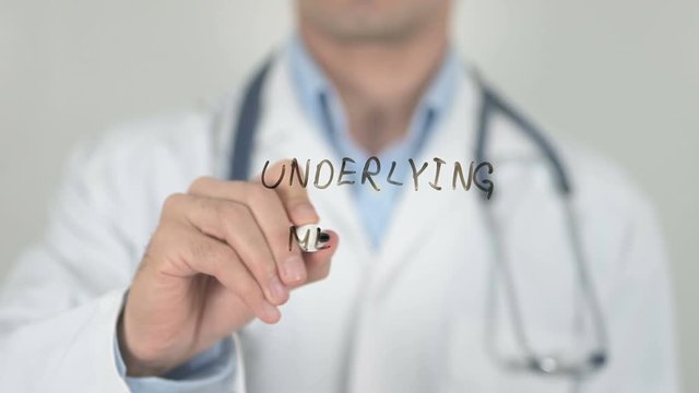 Underlying Medical Conditions, Doctor Writing On Screen