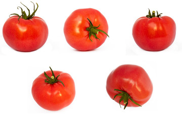 Juicy, ripe, red tomatoes