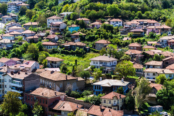 Fototapeta na wymiar Veliko Tarnovo town, cityscape, Bulgaria