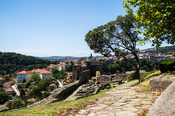 Fototapeta na wymiar View of Veliko Tarnovo town and the Tsarevets fortress, Bulgaria