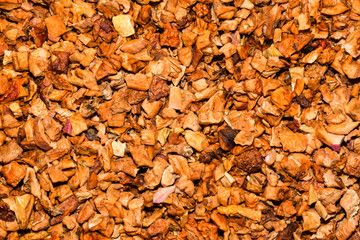 Assorted tea and spices specialties in Istanbul Turkey, Grand Bazaar