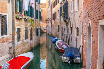 Naklejka na ściany i meble Cityscape image of downtown Venice