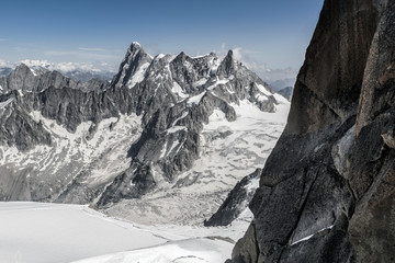 Grand Jorasses Massif from Aiguille du Midi, Chamonix-Mont-Blanc, France