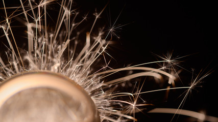 sparklers from sparkler and crystal ball