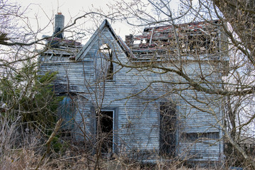 old house in the woods