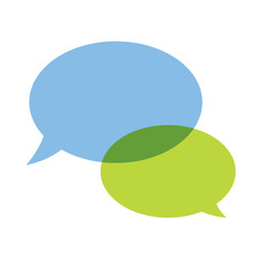 Vector of speech bubbles. Blank empty speech bubbles