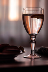 glass of wine