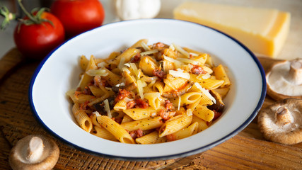 Pasta alla norma traditional italian recipe