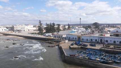 View of Essaouira, Morocco, in a sunny day