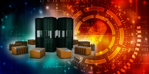 3d rendering Folder connected to database