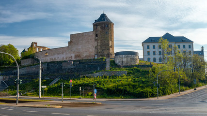 Fototapeta na wymiar Blick zum Schloss Plauen