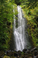 Waterfall near Puy De Dome in the region of Massif Central
