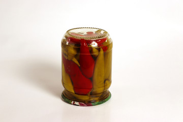 canned vedgetables and fruit
healthy food