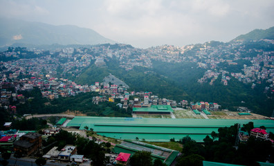 Naklejka premium Solan City is a town in the Indian state of Himachal Pradesh 